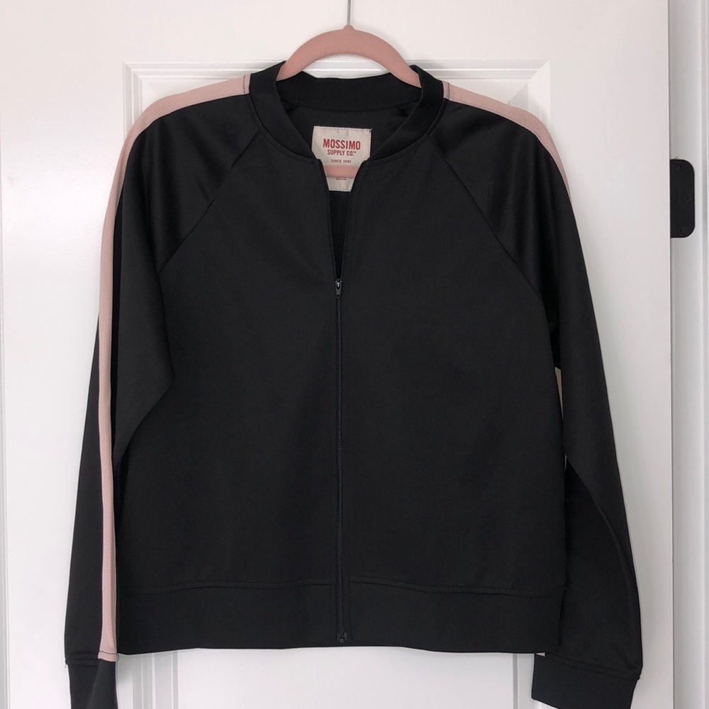 Black and Pink Bomber